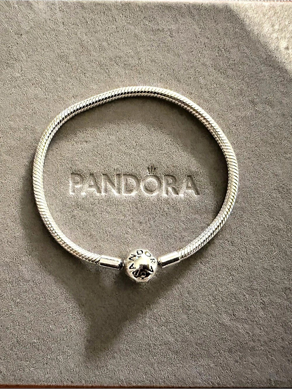 Pandora Moments Snake Chain Bracelet Silver Like New